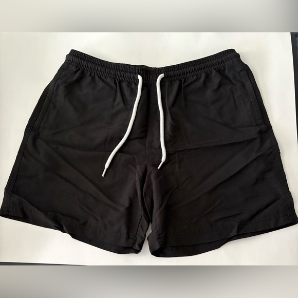 RSQ Other - RSQ Black Athletic Men's Shorts with White Drawstring